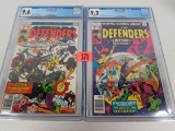 Defenders #58 & 59 Bronze Age Marvel Cgc 9.2, 9.6