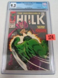 Incredible Hulk #107 (1968) Mandarin Appearance Cgc 9.2 Beauty