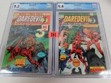 Daredevil #122 & 123 (1975) Bronze Age Both Cgc Graded 9.2, 9.4