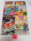 Action Comics Silver Age Lot #322, 332, 338, 368