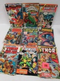 Huge Lot (69) Mixed Bronze Age Marvel Comics Spiderman, Avengers, Horror+
