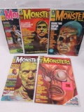 Famous Monsters Of Filmland Silver Age Lot #53, 54, 57, 58, 59