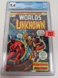 Worlds Unknown #1 (1973) Key 1st Issue Marvel Sci-fi Cgc 9.4