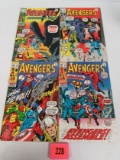 Avengers Silver Age Lot #80 (1st Red Wolf), 82, 90, 91