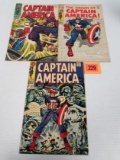 Captain America Silver Age Lot #107, 108, 109