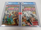 Chamber Of Chills #4 & #6 (1973) Marvel Horror Cgc 9.6, 9.2