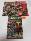 Avengers Silver Age Lot #32, 33, 35 Marvel Comics