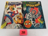 Amazing Spider-man #57 & 58 Silver Age Issues Nice