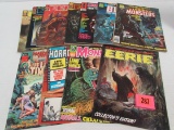 Large Group (11) 1960's-70's Monster/ Horror Magazines Creepy, Eerie, Blade+