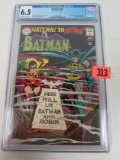 Batman #202 (1968) Last Bob Kane Story Cgc 6.5