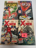 X-men Silver Age Lot #32, 34, 44, 45