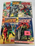 Daredevil Silver Age Lot #32, 34, 35, 54, 70