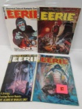 Eerie Silver Age Lot #3, 4, 9, 10 Frazetta/ Morrow Covers- Warren Publishing