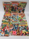 Huge Lot (77) Mixed Bronze Age Marvel Comics Spiderman, Avengers, Horror+