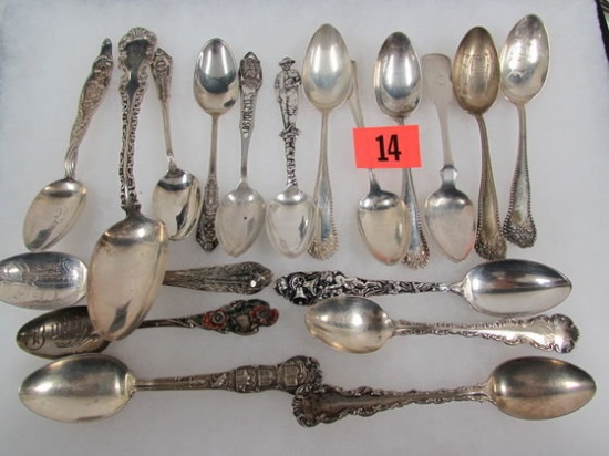 Group Of Signed Sterling Silver (.925) Flatware/ Spoons (total Weight 420+ Grams)