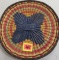 Antique Hopi 3rd Mesa Polychrome Woven Plaque, 13