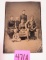 Unusual 1800s Tin Type Photograph od a Family (Father is wearing a Swimsuit)