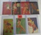 Lot of (7) 1940s Zoe Mozart Pin-Up Girl Mutoscope Arcade Cards