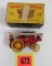 Vintage Lesney Matchbox Car No. 9 Fowler's Showman's Engine (Y-9)