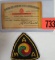 1940s American Motorcycles Assoc. Membership Card and AMA Jacket Patch