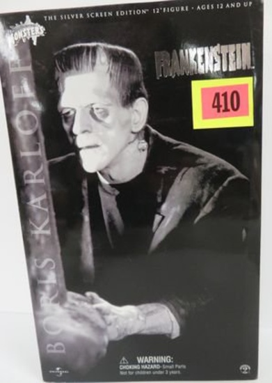 Sideshow Toys 12" Silver Screen Edition Frankenstein Figure, MIB