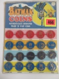 Rare 1966 Batman Coins Retail Store Display