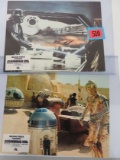 Lot of (2) Original 1977 Star Wars German Lobby Cards