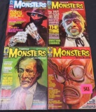 1969/70 Lot of (4) Warren Magazine Co.  Famous Monsters of Filmland Issues No. 54, 60, 62, 63