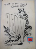 Vietnam Era Original Art for Newspaper's Editorial Cartoon