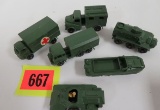 Vintage 1960s Lesney Military Vehicle Lot