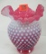 Vintage Fenton Cranberry Opal Hobnail 8