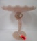 Antique Cambridge Crown Tuscan Nude Shell Compote