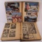 Lot of (2) 1940s-50s Scrapbooks Inc. Sports and WWII Airplane Clippings