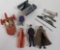 Group of Star Wars Die Cast Vehicles, Action Figures and Various Weapons