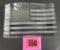 Beautiful Baccarat Art Glass American Flag Paperweight