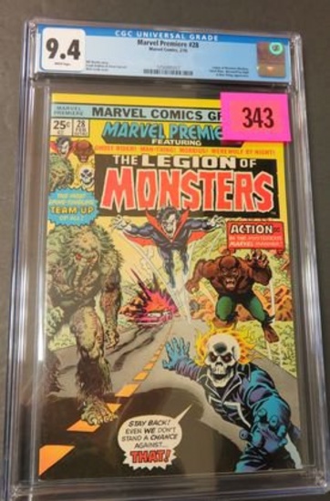Marvel Premiere #28 CGC 9.4 Legion of Monsters Appearance