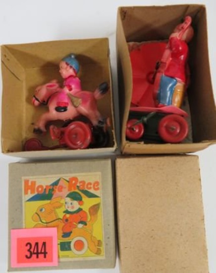 Group of (2) Occupied Japan Celluloid Toys in Orig. Boxes