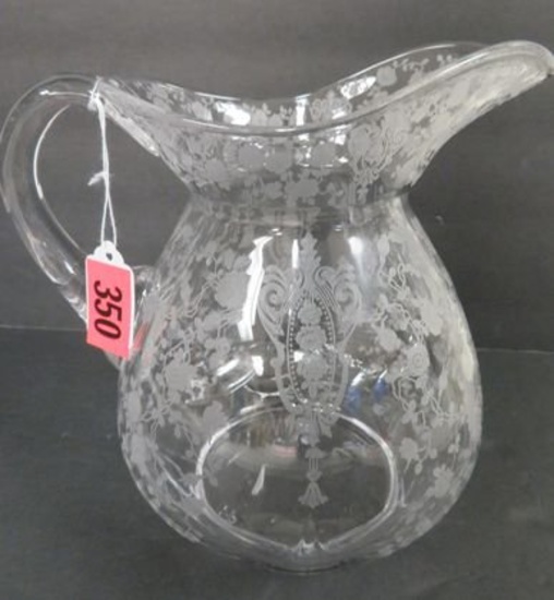 Beautiful Cambridge Rose Point Water Pitcher (3400-141)