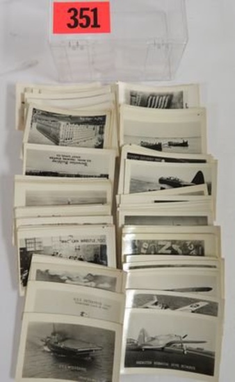 WWII Era Large Group of Aviation / Airplane Non-Sport Collector Cards