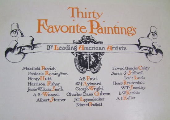 Dated 1908 Art Book "Thirty Favorite Painting by Leading American Artists"