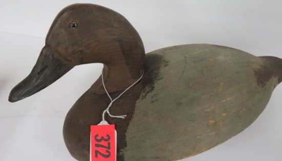 Antique Wooden Solid Body Duck Decoy