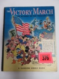 WWII 1942 Walt Disney Victory March Hardcover Book