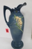 Antique Roseville Pottery Blue Fressia 15