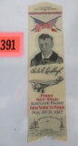 Rare! 1927 Charles Lindbergh Silk Stevengraph Bookmark