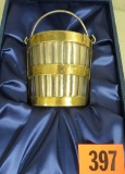 Rare Unusual Blondi Modena 800 Silver Two Tone Bucket / Pail