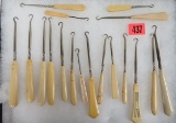 Collection of Antique Button Hooks