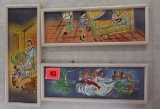 Group of (3) Disney Inspired Hand Painted Anderson Tile Sets, Inc. Cinderella