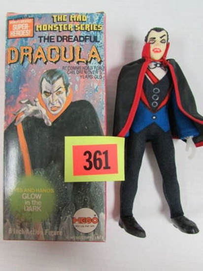 Rare Vintage 1973 Mego Mad Monsters Dracula Figure Mib
