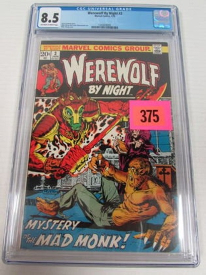 Werewolf By Night #3 (1973) Mike Ploog Cover Cgc 8.5