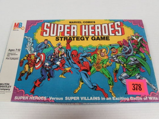 Vintage 1980 Milton Bradley Marvel Super Heroes Board Game